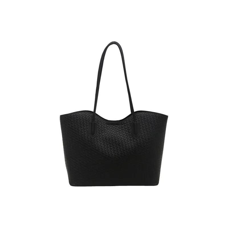 Kewuku PU Shoulder Bag Unisex Ecru/Silver/Black/Coffee-11
