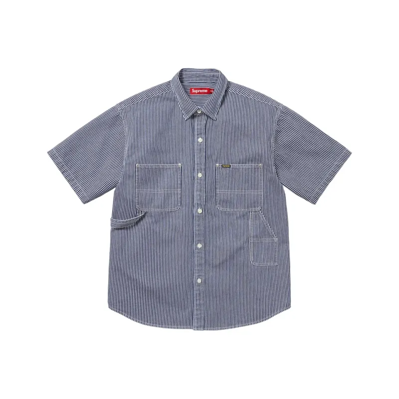 Supreme Loose Fit S/S Denim Painter Shirt-1