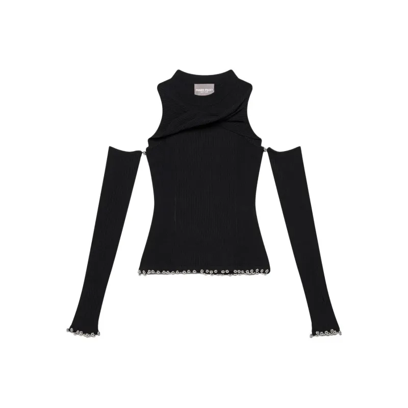 PRIVATE POLICY T Shirts Women's Black-0