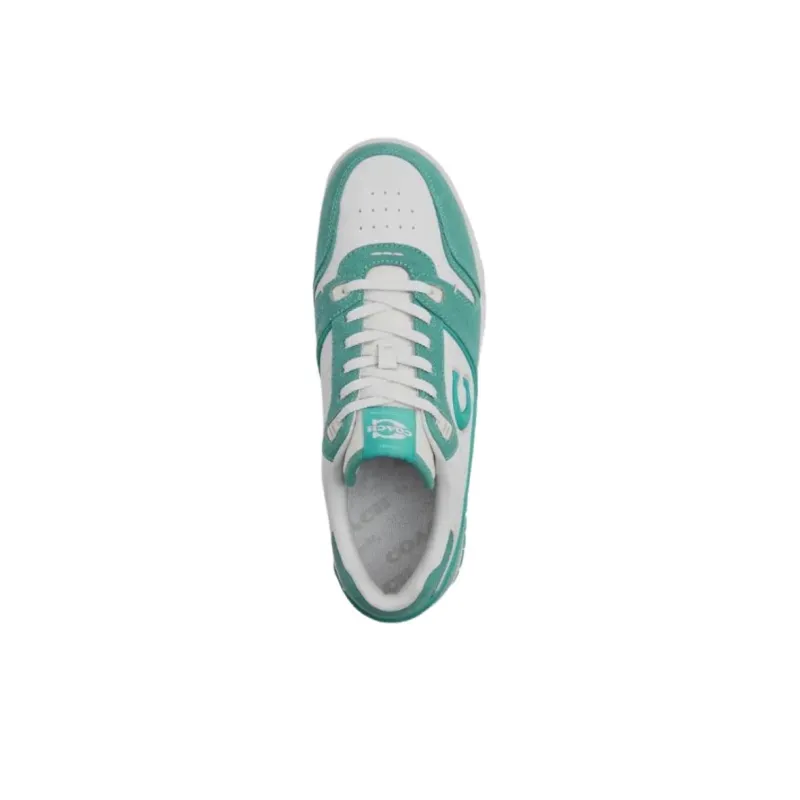 COACH Soho Low Top Skateboard Shoes Men's Cyan-2