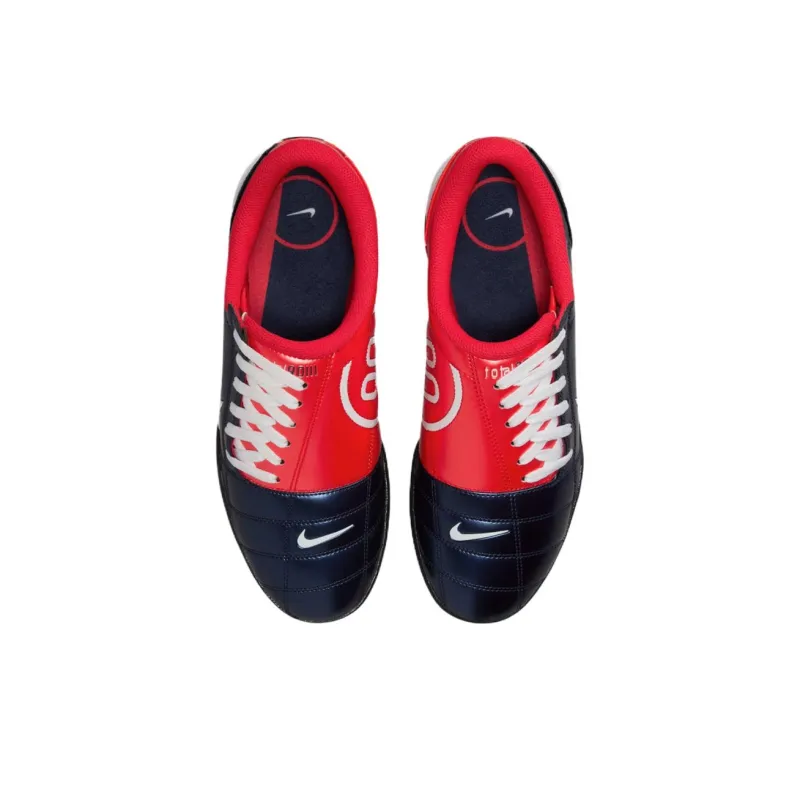 Nike Total 90 IIl Anti Slip Wear Resistant Soccer Shoes Unisex Blue Red-3