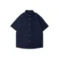 [Ice Silk Shirt]Navy Blue (Blank)