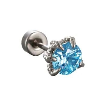 QIANFANGDAHUANGYE Zircon Stud Earrings Unisex