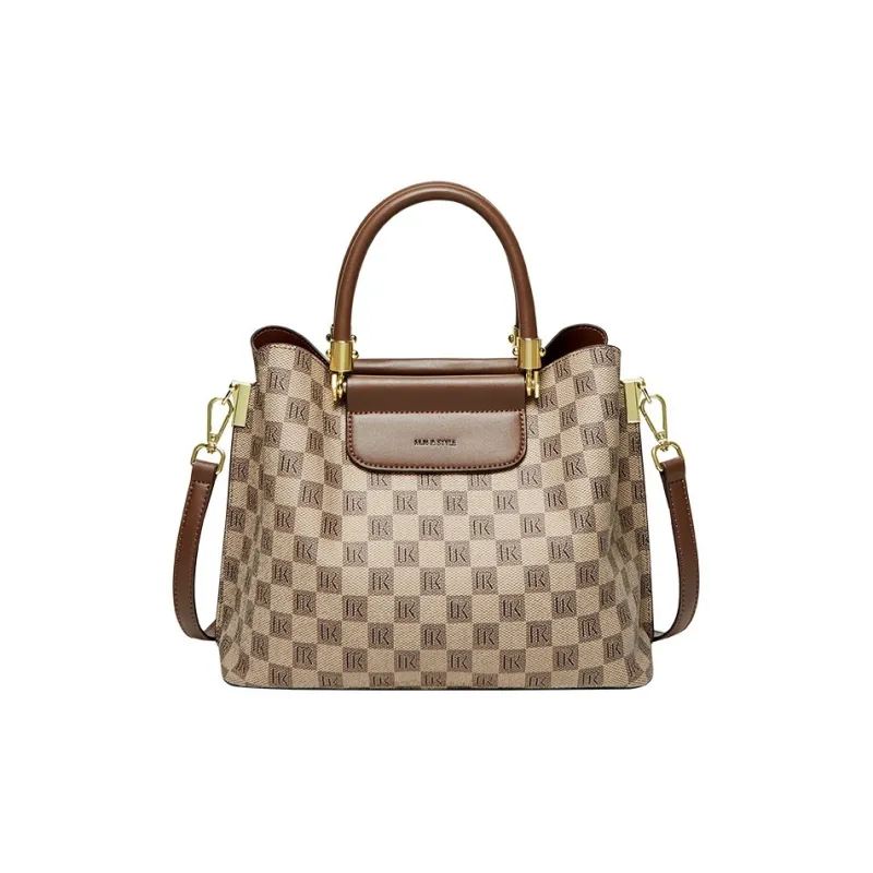 CNNCOO PVC Handbag Women's Khaki/Beige Yellow-5