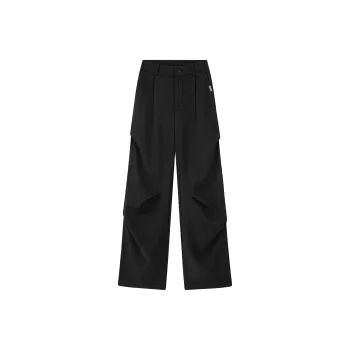 SAME FLOW Casual Pants Unisex Black