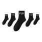 5 Pack Black