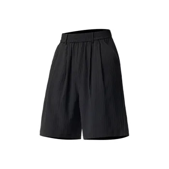 OPMO Casual Shorts Unisex Black