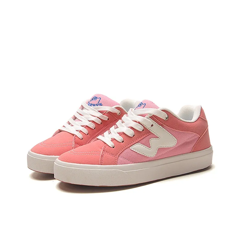 STUR YSN Low Top Skateboard Shoes Women's Cherry Blossom Pink-1