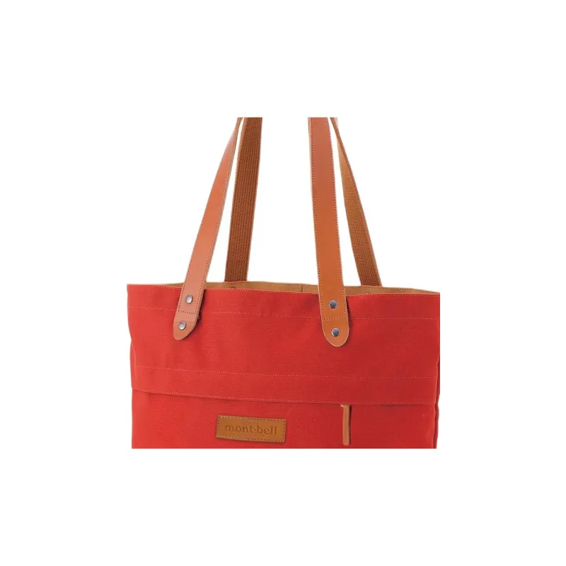 MONTBELL 17.5L Tote Bag, Shopping Bag, Handbag, Outdoor Bag Nylon Red Brick Unisex-1