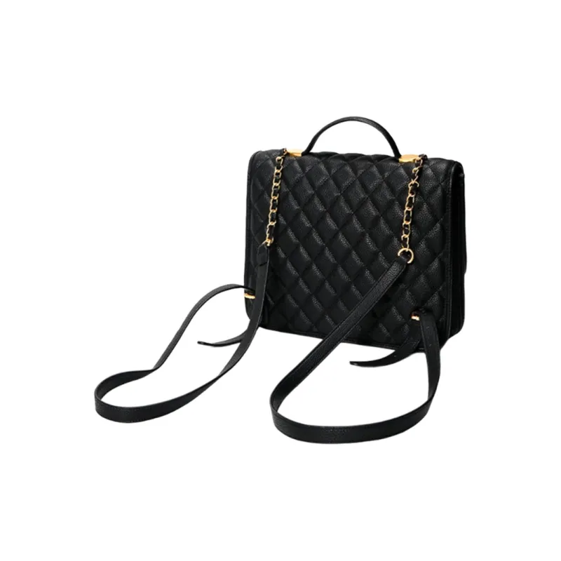 Bywhich PU Backpack Regular Women's Black-3