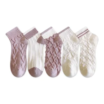 AUGUST Ankle Socks Women's 5 Pack