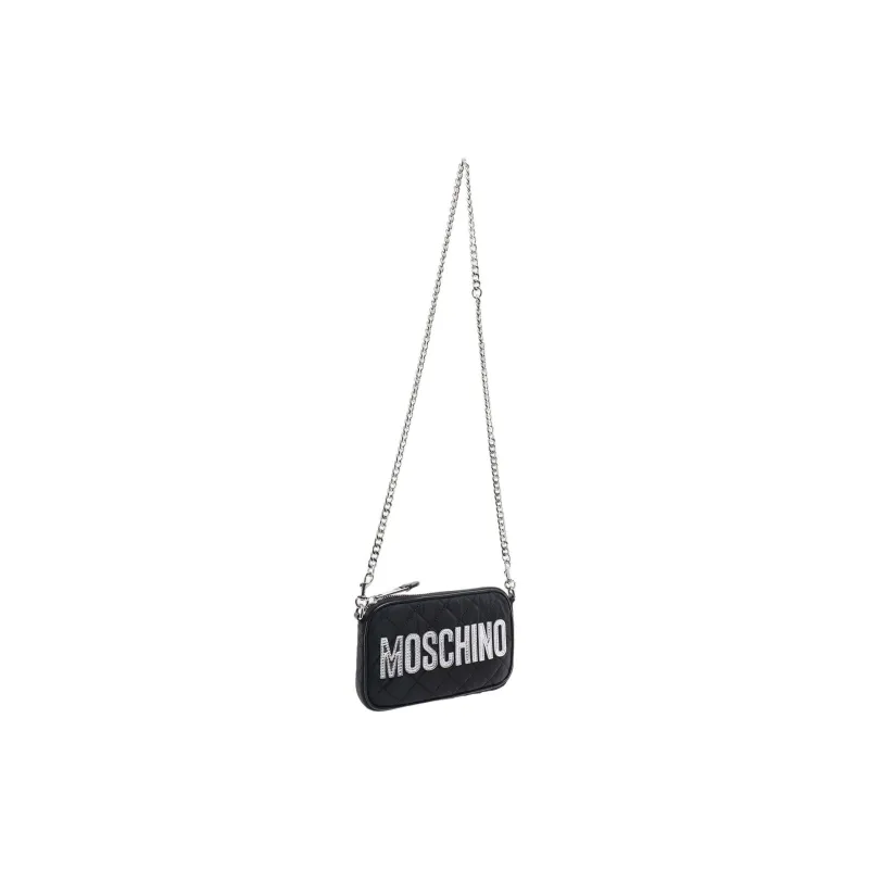 MOSCHINO Nylon Crossbody Bag Shoulder Bag Women's Black-3