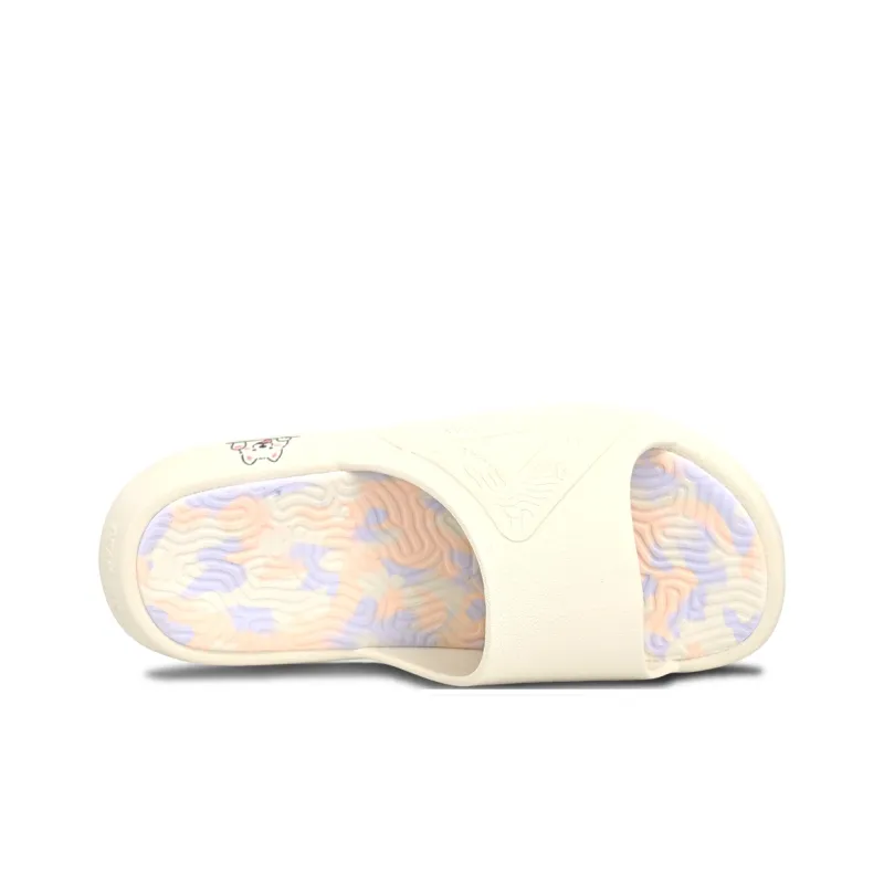 PEAK Tai Ji1.0 Quiet, Slip Resistant, Odor Resistant Slide Slippers Unisex Canvas White-2