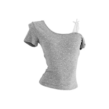 KYKW T Shirts Women's Gray