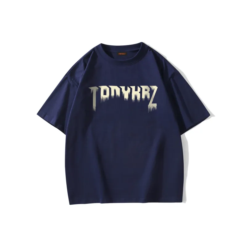 TONYKRZ T Shirts Unisex Navy Blue-1