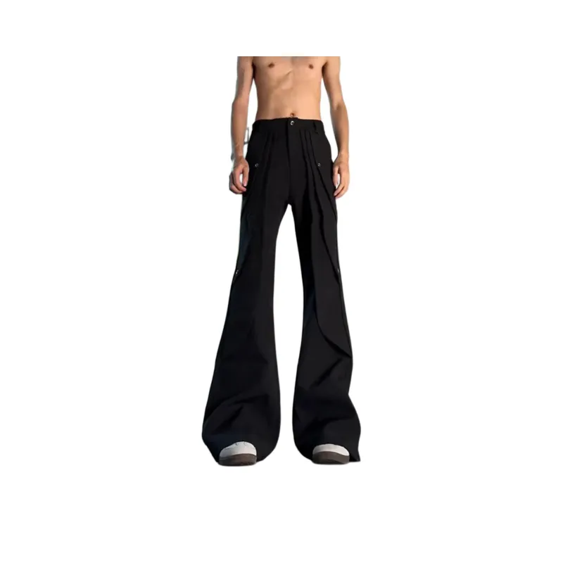 ZMHT Casual Pants Unisex Black-1