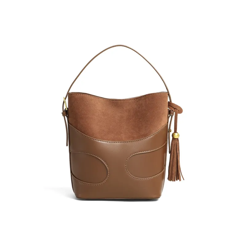 PT'SON Synthetic Leather Shoulder Bag, Crossbody Bag, Handbag Regular Women's Brown/Coffee-2