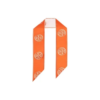 TORY BURCH Printed Silk Neck Scarf
