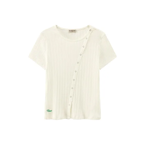 NO ONE ELSE T Shirts Women's White Apricot-0