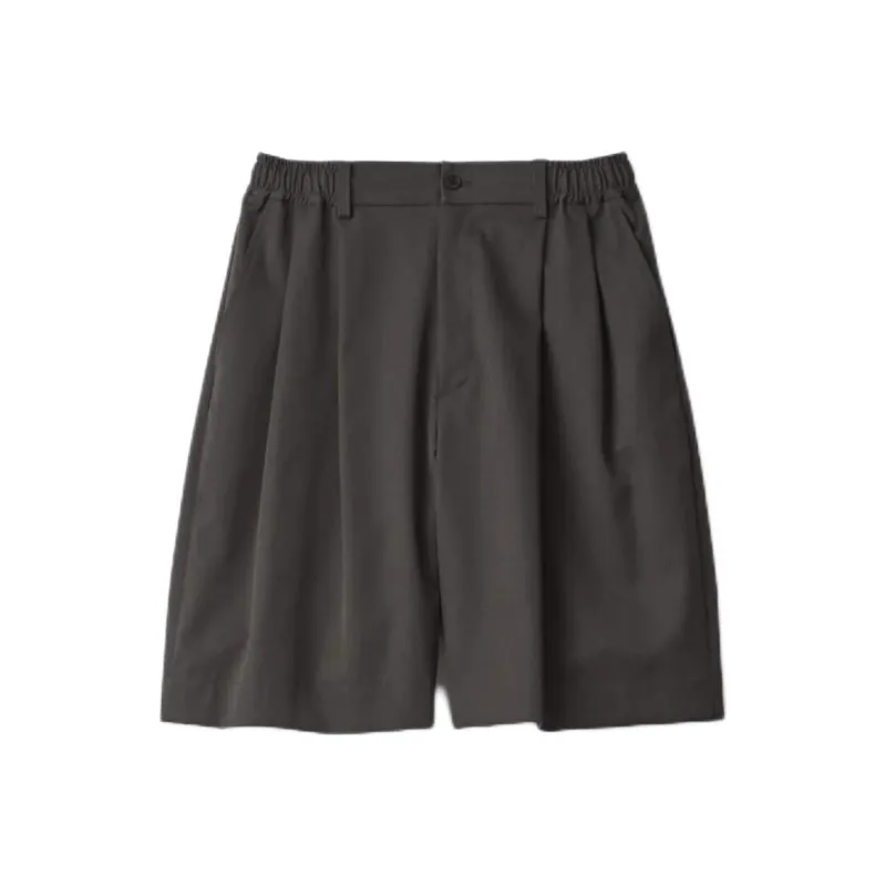 SSSTEIN Pleat detailed Shorts-0