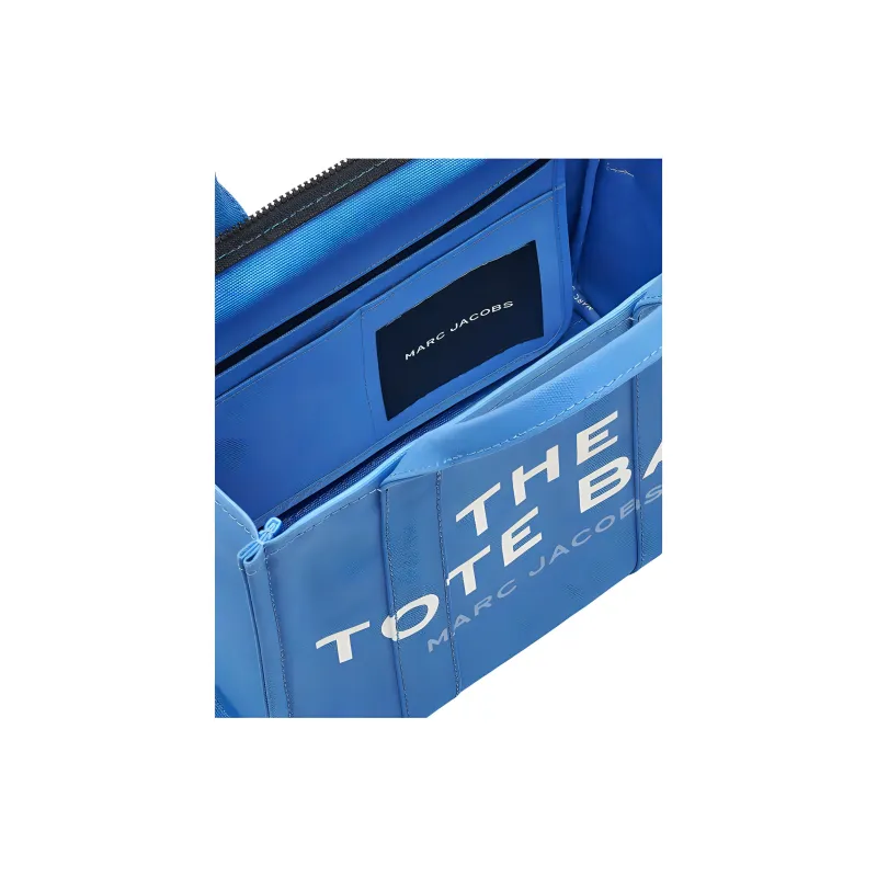 MARC JACOBS Cotton Tote Bag Shopping Bag Shoulder Bag Crossbody Bag Handbag Medium Size Women's Blue-3