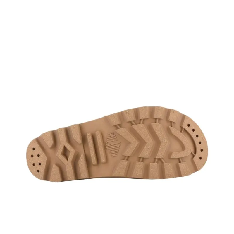 Palladium Slip Resistant Abrasion Resistant Slide Slippers Unisex Brown-3