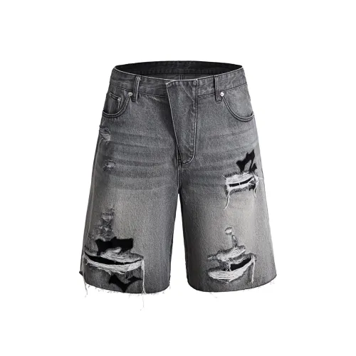 WILDX Denim Shorts Unisex French Work Gray