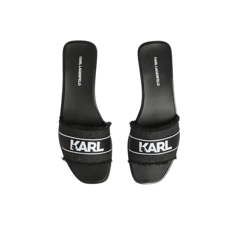 KARL LAGERFELD Slide Slippers Women's Black-2