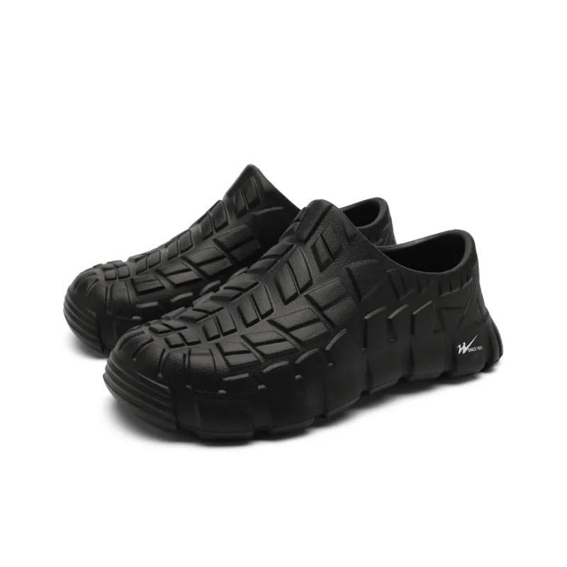 DOUBLE STAR 88 Slip Resistant Coverage Abrasion Resistant Low Top Casual Shoes Men's Black-1