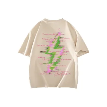 SOIE T Shirts Unisex Light Beige Apricot