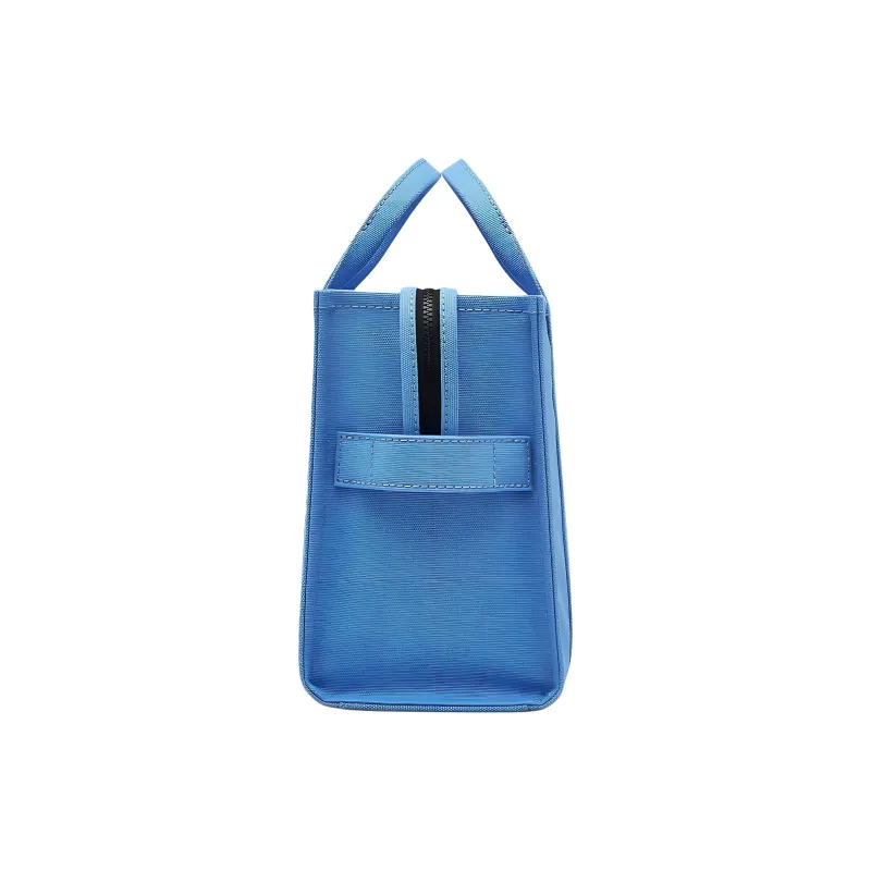 MARC JACOBS Cotton Tote Bag Shopping Bag Shoulder Bag Crossbody Bag Handbag Medium Size Women's Blue-1