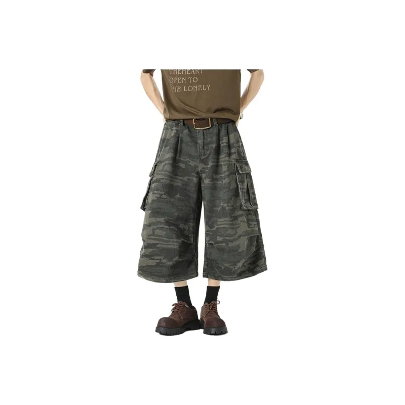 Concubine Zhu Denim Shorts Unisex-0