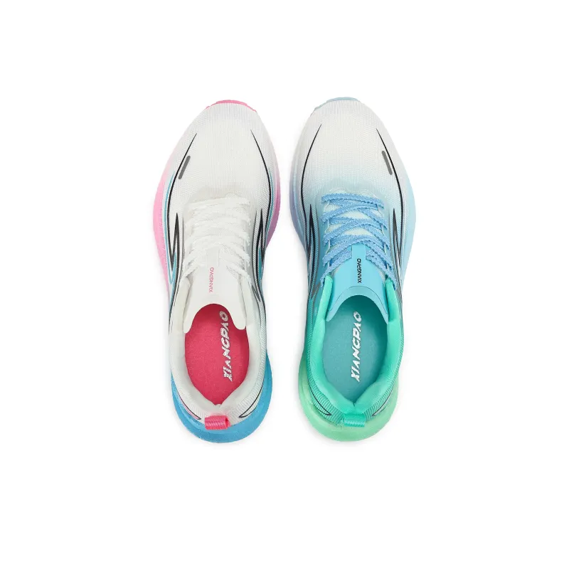Xiangpao Running Shoes Unisex Low Top Moon White Star Purple-2