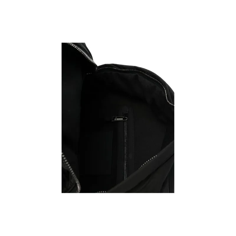 MOSCHINO Logo patch Quilted Backpack-4