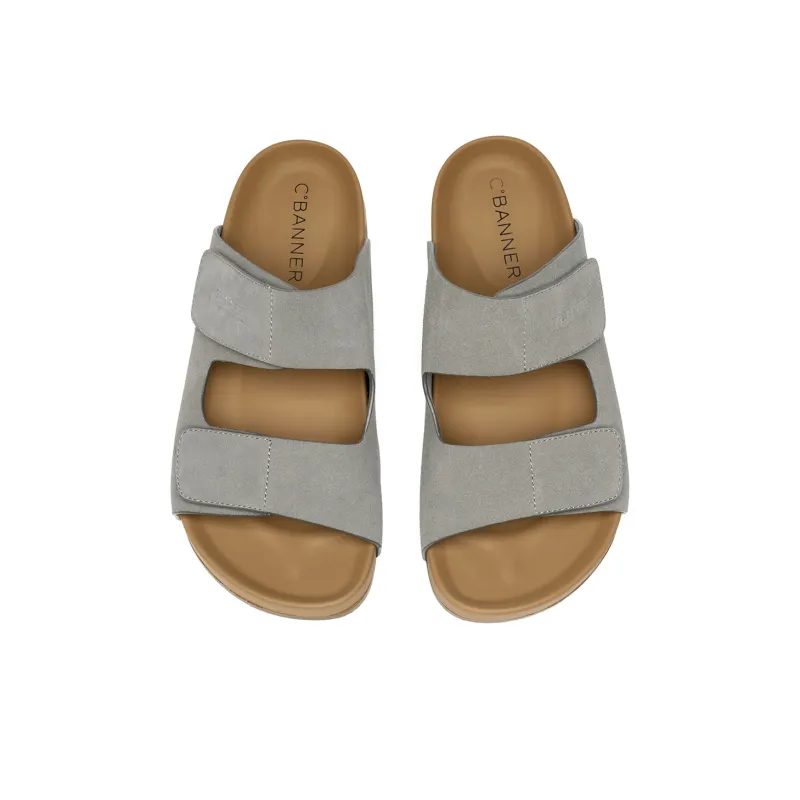 C°BANNER Slip Resistant Slide Slippers Men's Gray-2