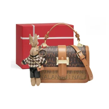 CNNCOO PVC Shoulder Bag, Crossbody Bag, Handbag Regular Women's Brown