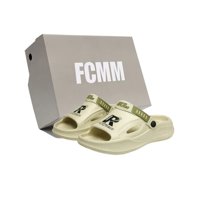 FCMM Beach Sandals Men Black/Green-7