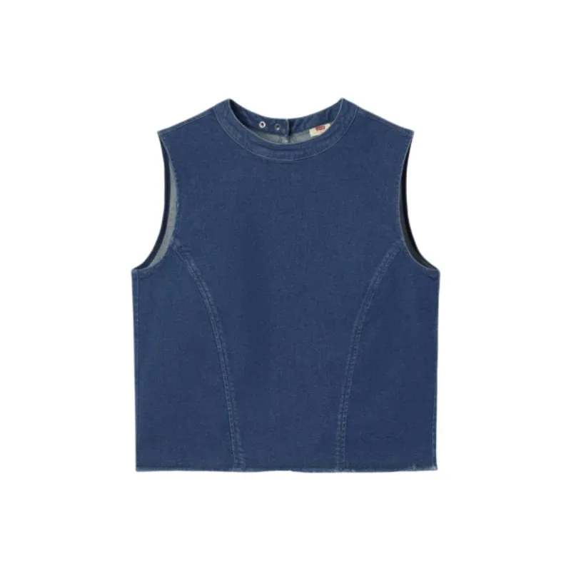 Levis Tank Tops Women's Blue-0