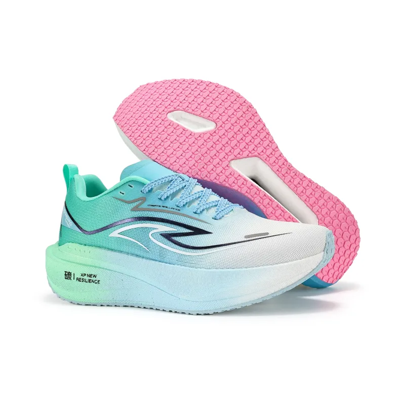 Xiangpao Running Shoes Unisex Low Top Moon White Star Purple-4
