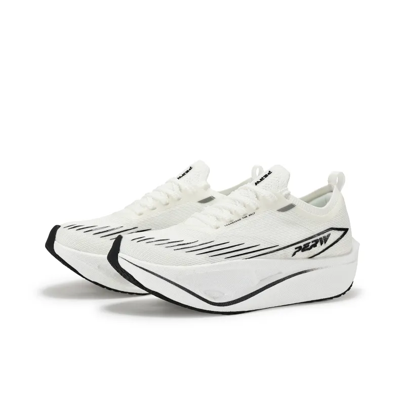 PERW Running Shoes Unisex Low Top Pear Blossom Snow-2