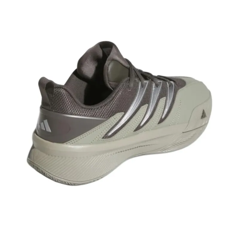 Adidas Dame Certified 3 Anti Slip Wear Resistant Low Top Basketball Shoes Unisex Green Brown-3