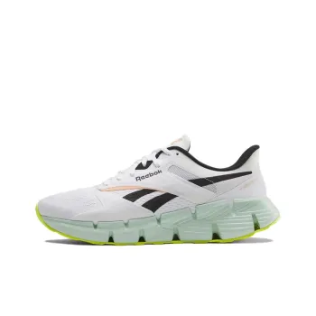 Reebok Zig Dynamica 5 Anti Slip Wear Resistant Low Top Running Shoes Unisex White