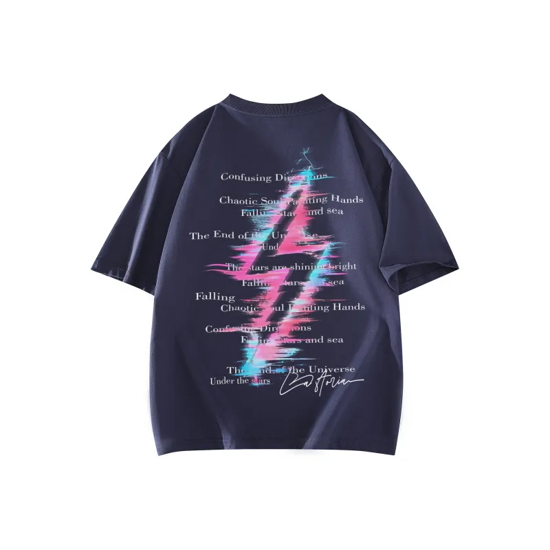 SOIE T Shirts Unisex Navy Blue-0