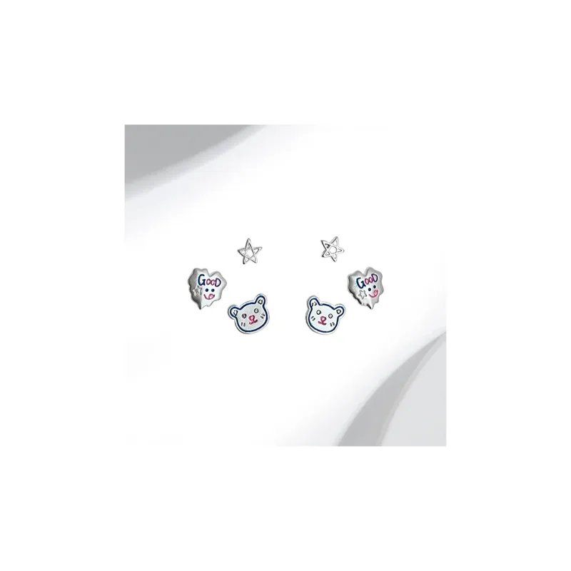 MIDNIGHT MOMENT Alloy Stud Earrings Women's-1