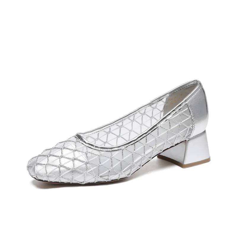 ZHR Women's Casual Shoes Women's Silver-1