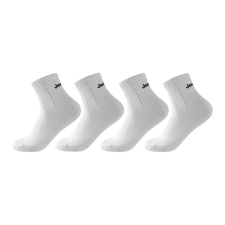 Jeep Mid Calf Socks Unisex 4 Pack-20