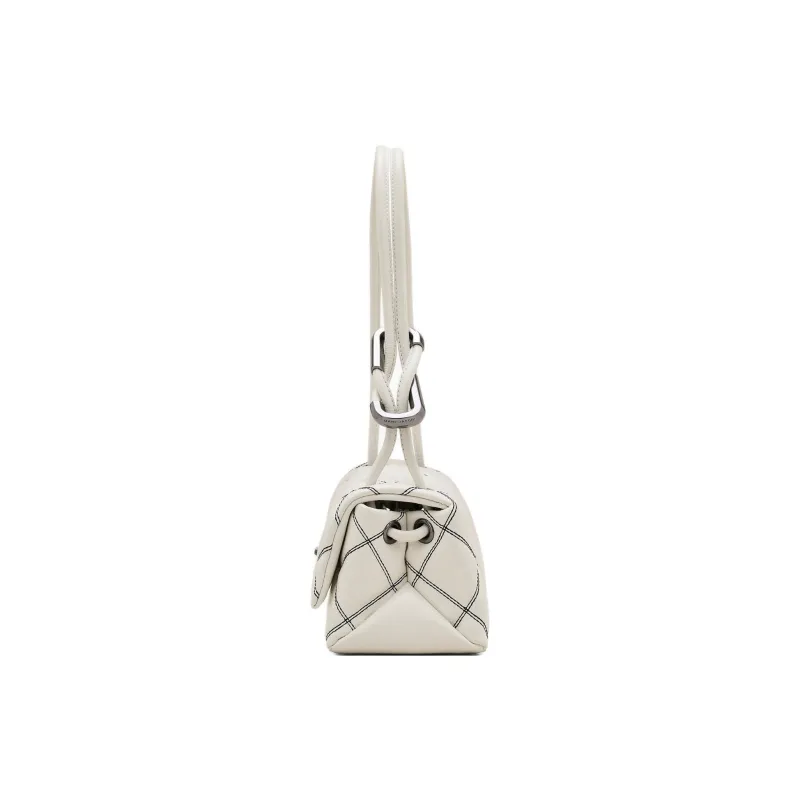 MARC JACOBS Leather Handbag, Shoulder Bag Mini Women's White-1