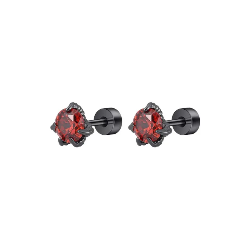 ZWU High Quality Titanium Steel Accessory Fashion Stud Earrings Women's-6