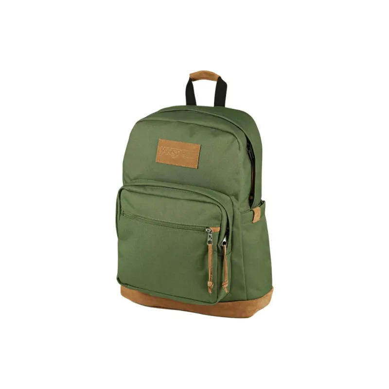 JanSport Suede Backpack Unisex Freight Green-1