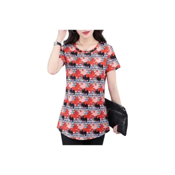 Kele Coco T-Shirts Women's Red Pink